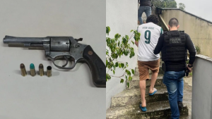 Polícia Civil prende suspeito de atirar contra segurança de bar
