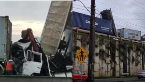Vídeo: acidente grave bloqueia BR-470; vítimas estão presas às ferragens