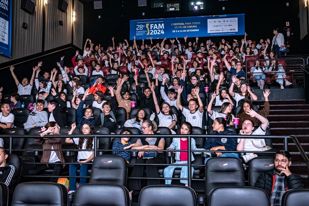 Mostra infantojuvenil do FAM exibe 10 filmes para 1.300 crianças