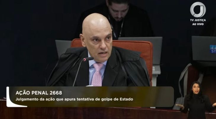Moraes vota favorável à condenação de Jair Bolsonaro e aliados
