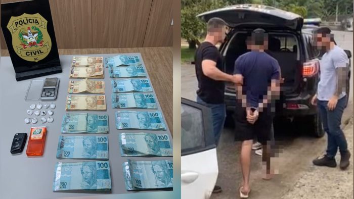 Investigado por tráfico é preso com R$ 13 mil e suspeita de lavagem de dinheiro