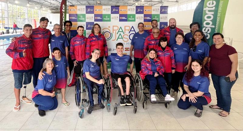 Natação do CRPB Florianópolis CDS UFSC conquista 40 medalhas no Parajasc
