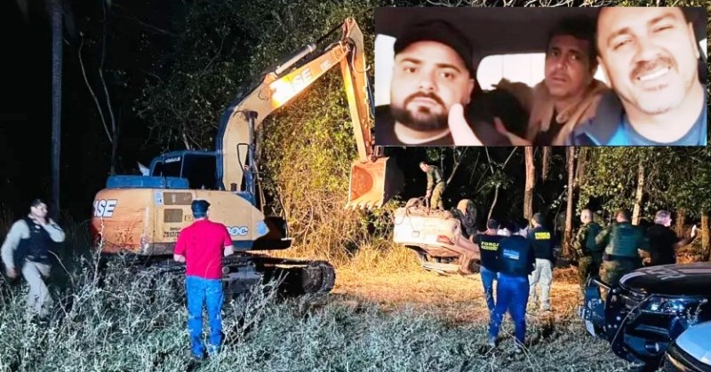 Bilhete anônimo ajuda polícia a encontrar carro de vítimas enterrado após sumiço