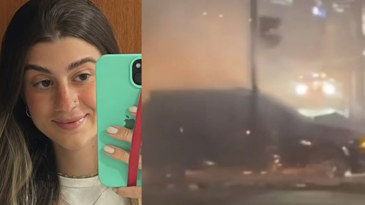 Vídeo: estudante de jornalismo morre eletrocutada após carro colidir com poste