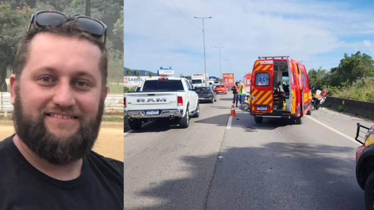 Motociclista morre após colisão com carro na BR-101