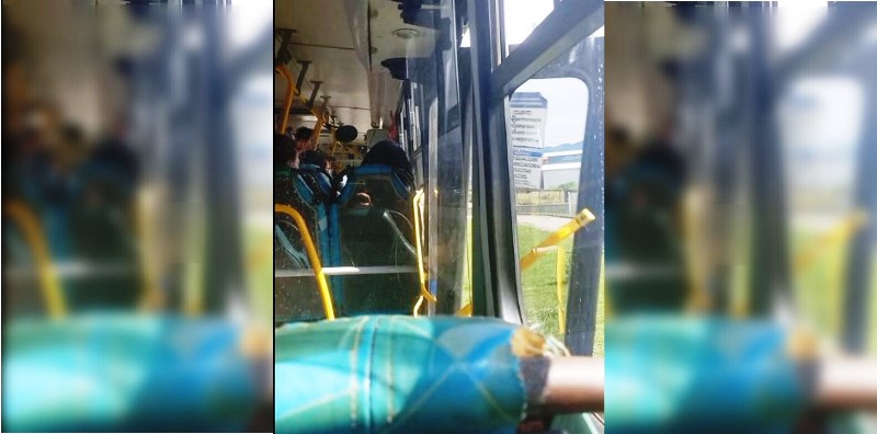 Vídeo: porta de ônibus despenca durante viagem para o Sul da Ilha
