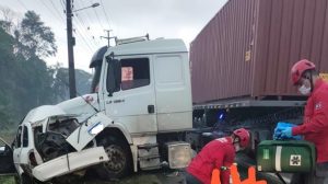 Motorista morre após grave acidente na SC-110