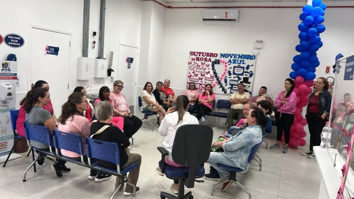 Unidades de Saúde de Blumenau realizam ações alusivas ao Outubro Rosa