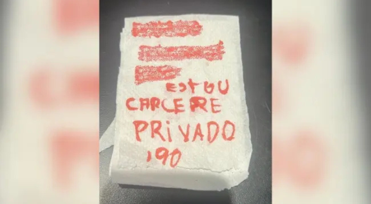 “Estou em cárcere privado”: mulher é salva ao escrever bilhete em loja