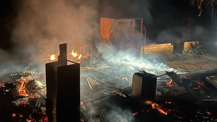 Jovem morre em incêndio na própria residência