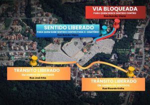 Brusque terá mudanças no trânsito em Dia de Finados