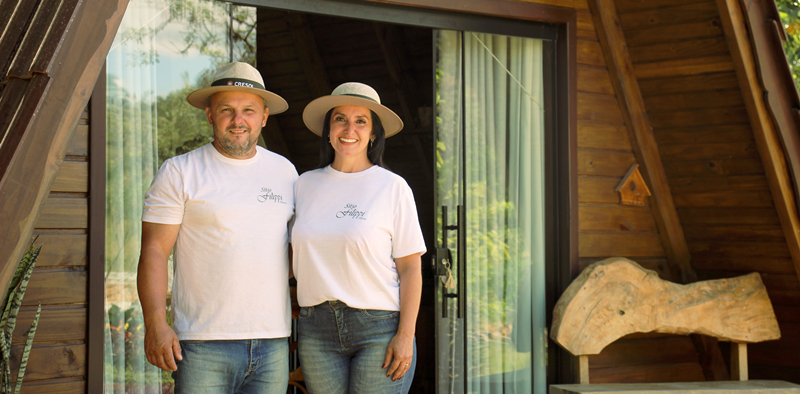 Casal catarinense aposta no empreendedorismo rural como fonte de renda