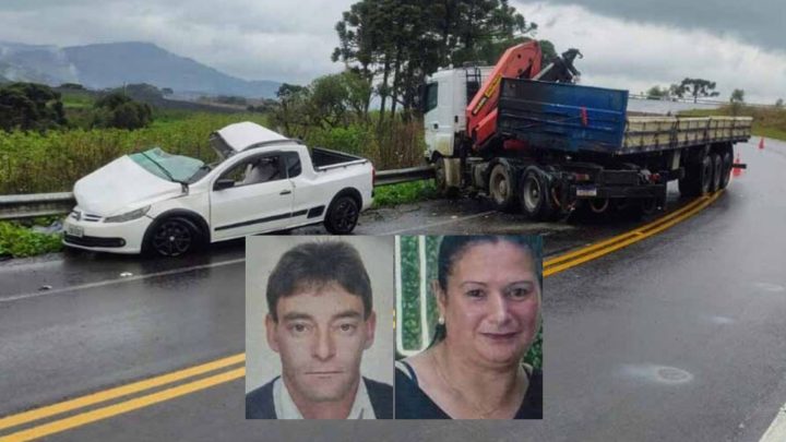 Vídeo: identificado casal morto em acidente na SC-114