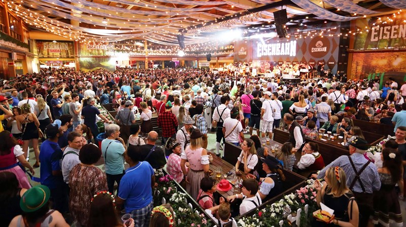 Ocupação hoteleira foi a maior dos últimos anos durante a Oktoberfest