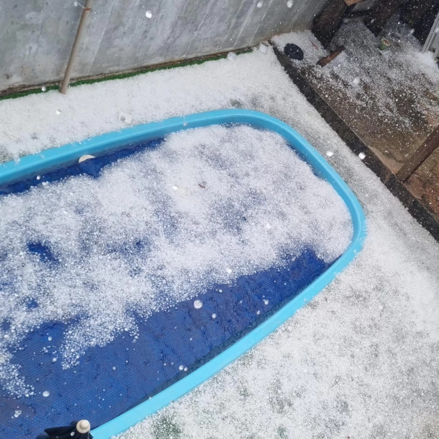 Granizo em Erechim deixa rastro de destruição