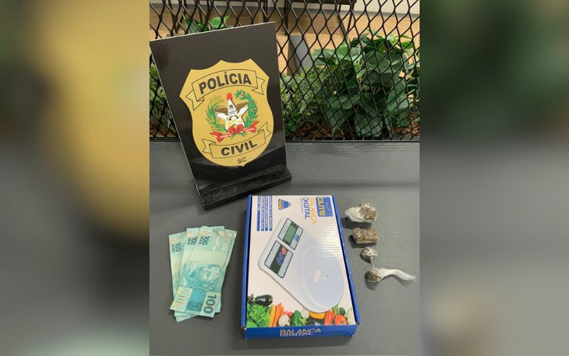 Operação em Brusque fecha o cerco e termina com prisão por tráfico