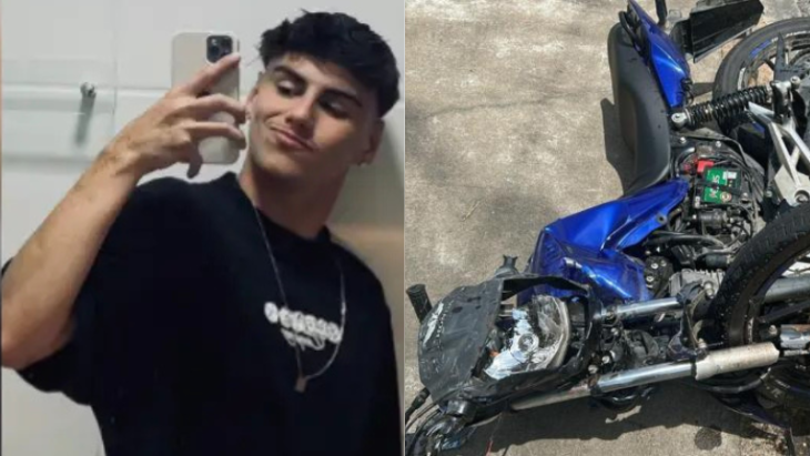 Jovem motociclista morre em colisão frontal com carro