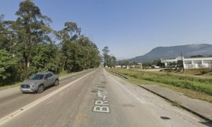BR-470 tem operação de “siga e pare” para corte de árvores; veja o trecho