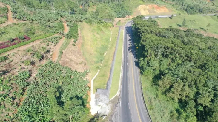 Trecho da BR-280 será totalmente interditado nesta sexta-feira