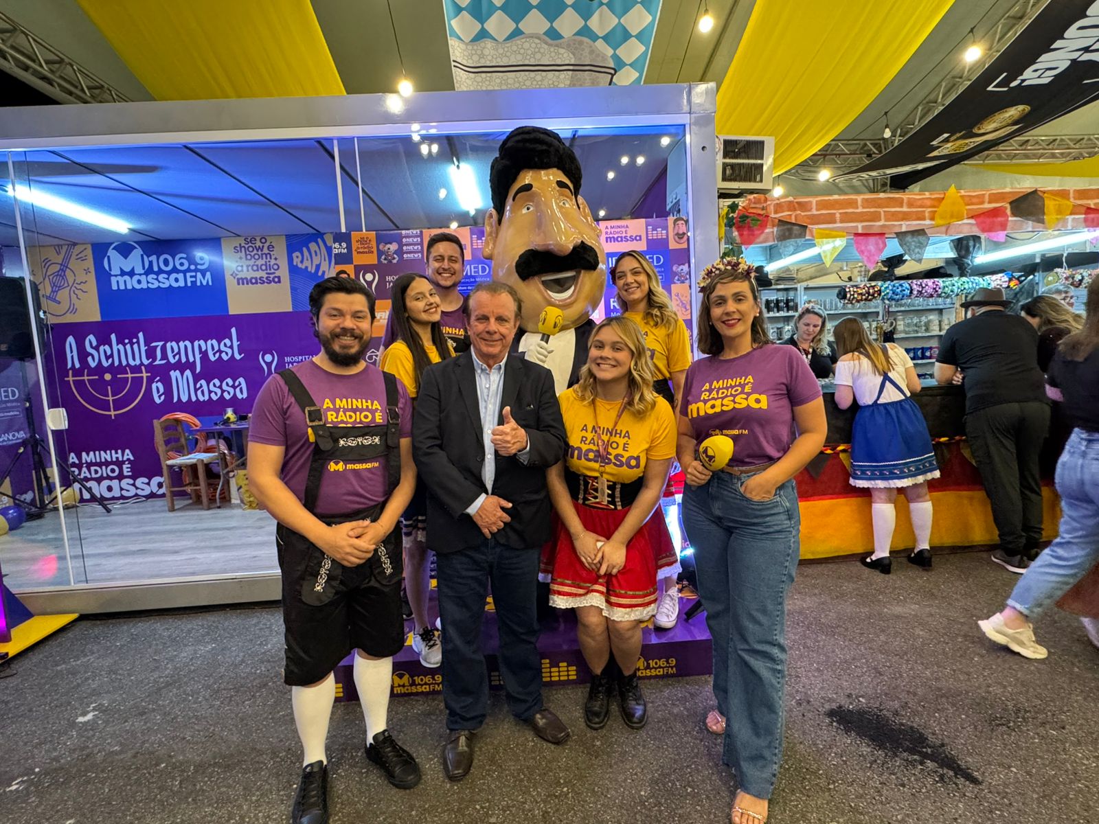 Massa FM marca presença na abertura da 35ª Schützenfest em Jaraguá do Sul