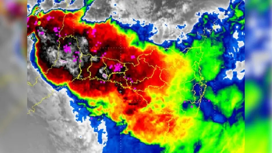 Atualização: Ciclone extratropical avança sobre Santa Catarina