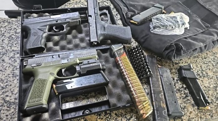 PRF prende motorista e apreende armas em abordagem na BR-101
