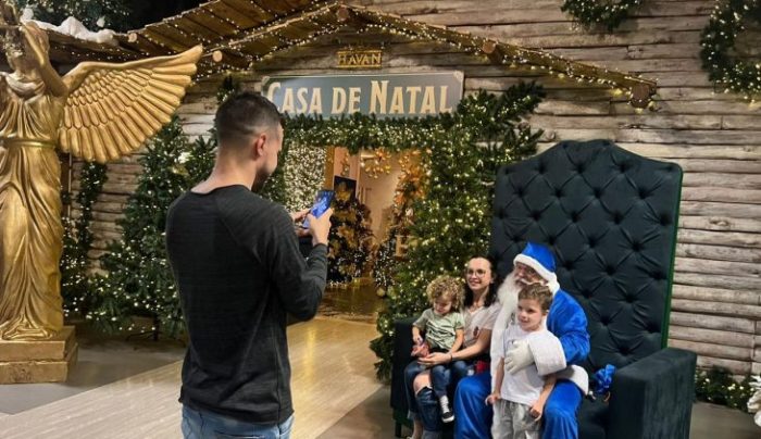 Papai Noel estará na Casa de Natal da Havan neste fim de semana