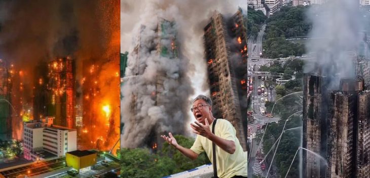Vídeo: bombeiros concluem combate a incêndio em complexo que deixou ao menos 128 mortos