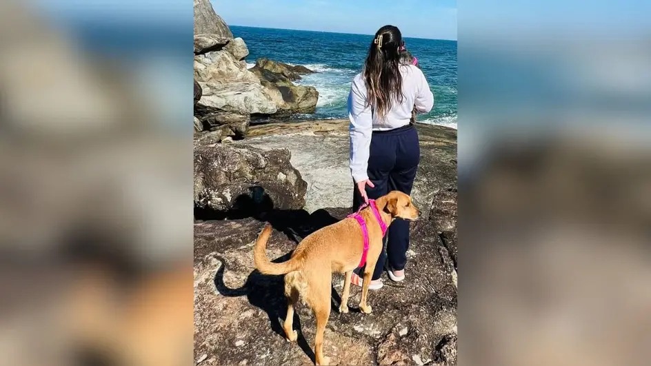 Perseguição na praia assusta influenciadora em SC