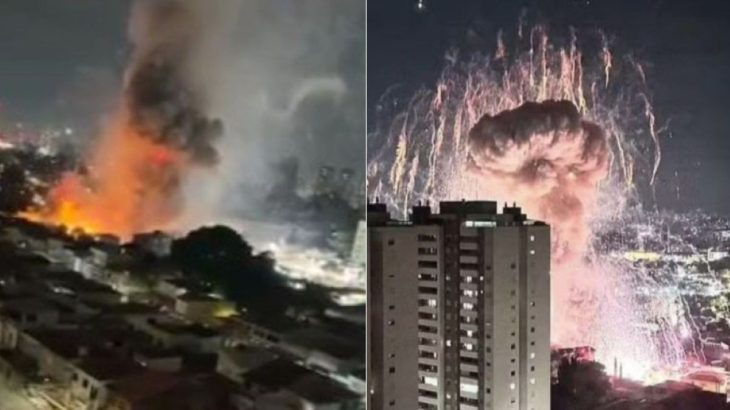 Explosão em depósito de fogos de artifício deixa um morto e ao menos 10 feridos
