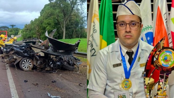 Chef de cozinha morre em acidente na BR-116 em SC