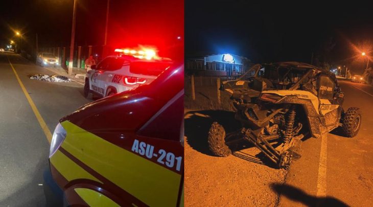 Jeep sem identificação atropela e mata dois homens em SC