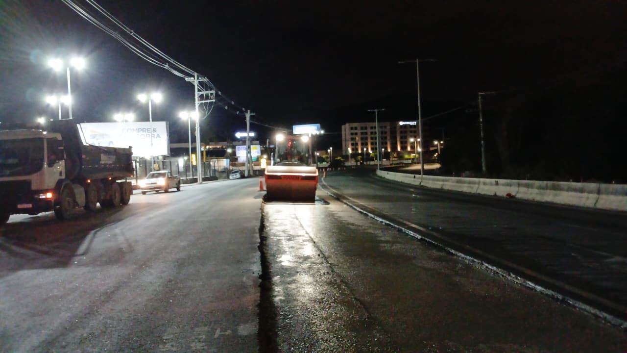 SC-401 muda horários de interdição para acelerar obras de triplicação