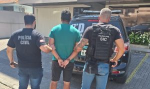 Polícia Civil prende homem condenado por estupro de vulnerável em Brusque