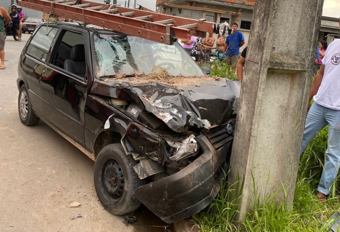 Motociclista fica ferido em colisão com carro em Ilhota
