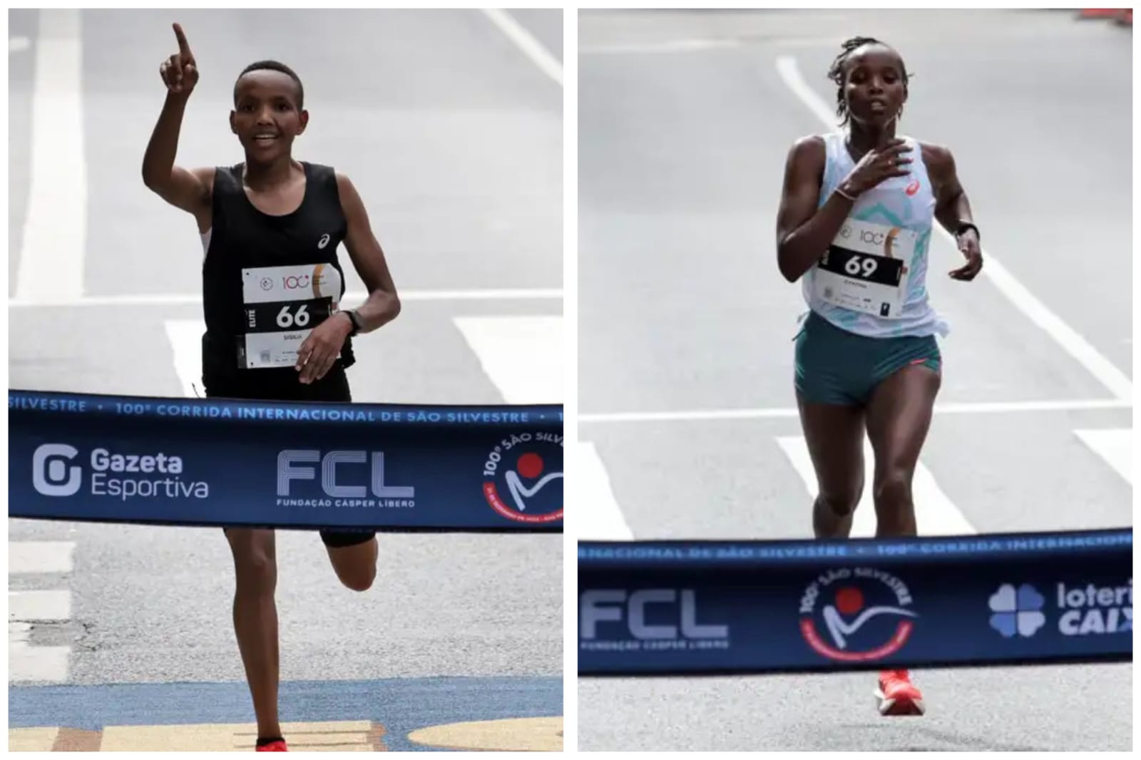 Etíope e tanzaniana vencem a histórica 100ª edição da São Silvestre