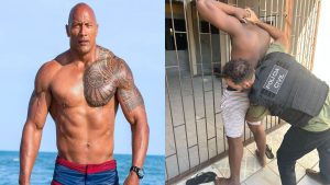 Vídeo: africano é preso em SC por aplicar golpe do “The Rock”