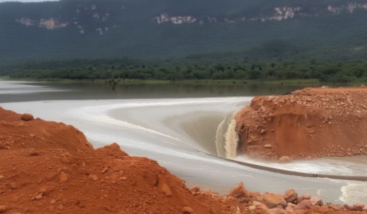 Vídeo: barragem rompe parcialmente, inunda cidade e causa estragos
