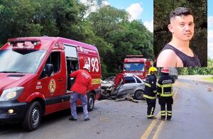 Instrutor de tiro morre em acidente entre carro e caminhão
