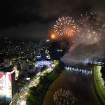 Vídeos e fotos: veja como foi a Virada de Ano em Blumenau