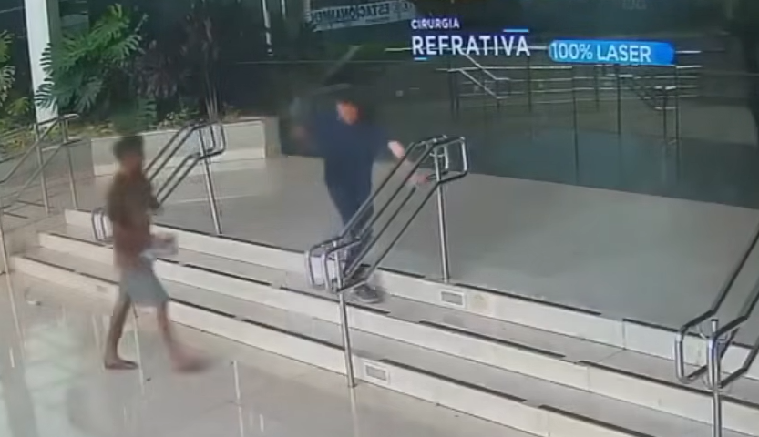 Homem perde visão após levar soco em frente a clínica oftalmológica
