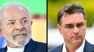 Flávio Bolsonaro cresce e empata com Lula em simulação de 2º turno