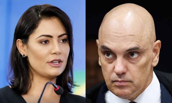 Antes de Bolsonaro ir para a Papudinha, Michele e Moraes se encontraram