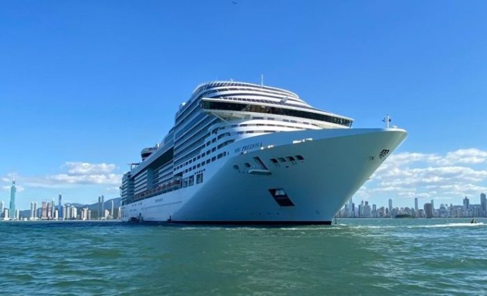 Balneário Camboriú vira porto de embarque de cruzeiros