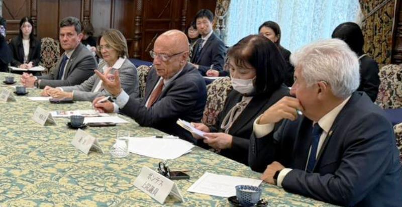 Amin está no Japão em missão com Damares, Moro e Marcos Pontes