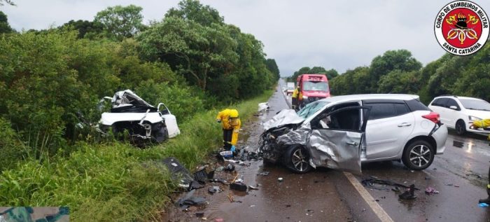Duas mulheres morreram em grave acidente na BR-282
