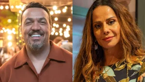 Belo é surpreendido por gritos da ex Viviane Araujo em show