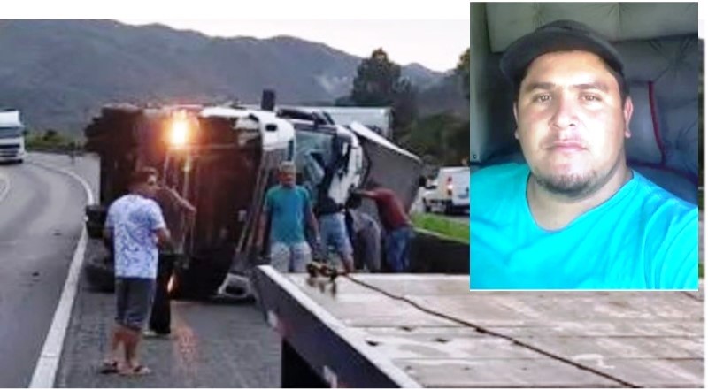 Motorista de SC morre em acidente na rodovia Regis Bittencourt