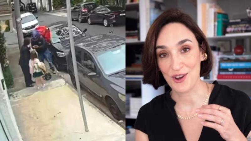 Esposa de Pedro Bial sofre assalto com a filha de seis anos em SP