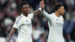 Vini Jr. comanda goleada do Real Madrid sobre Monaco após sofrer vaias